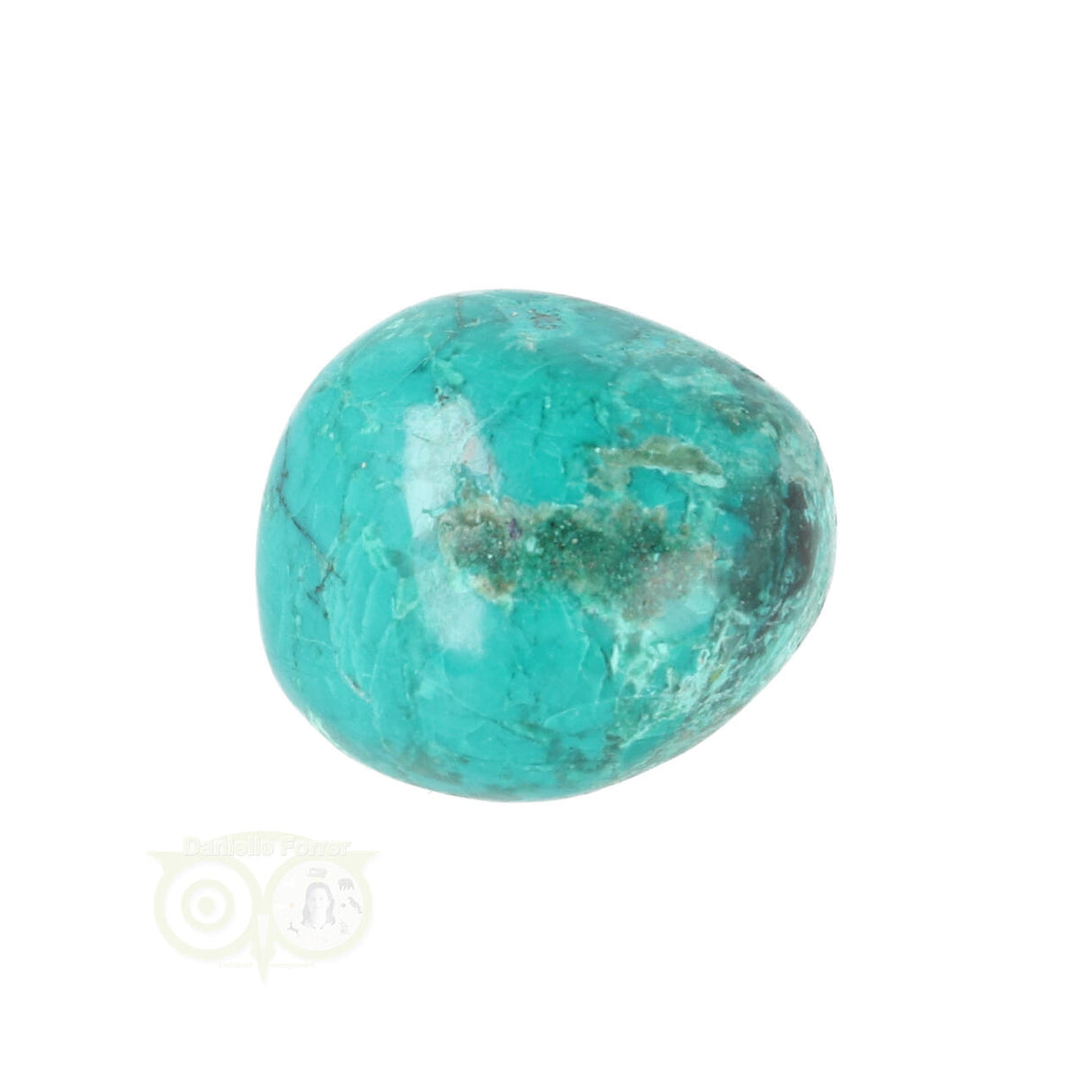 Chrysocolla trommelsteen Nr 24