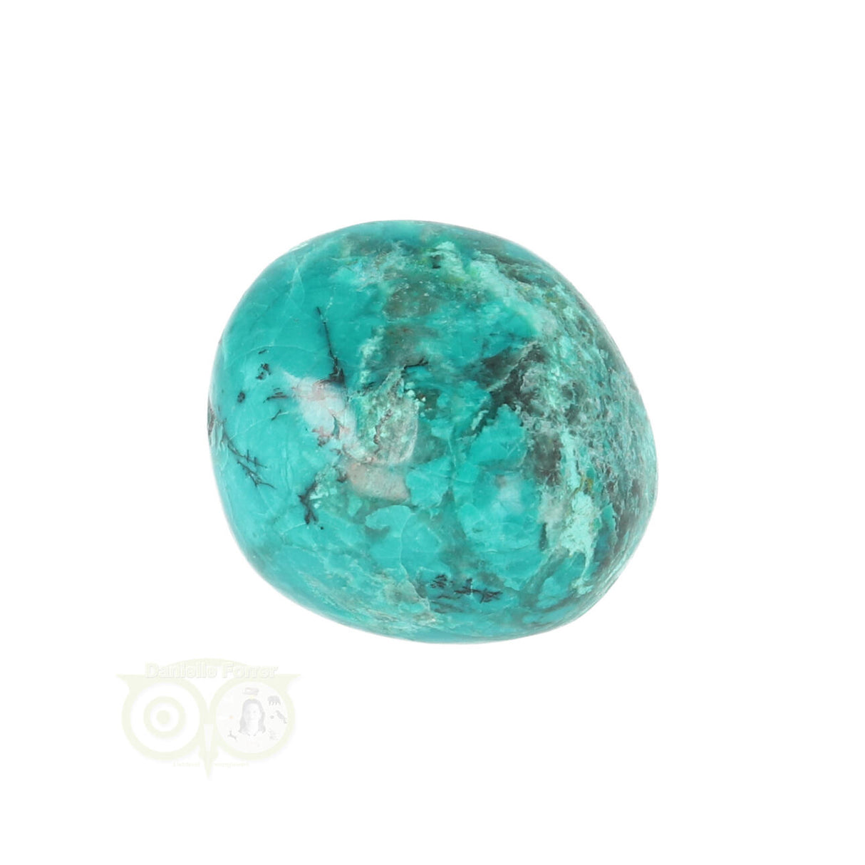 Chrysocolla trommelsteen Nr 24
