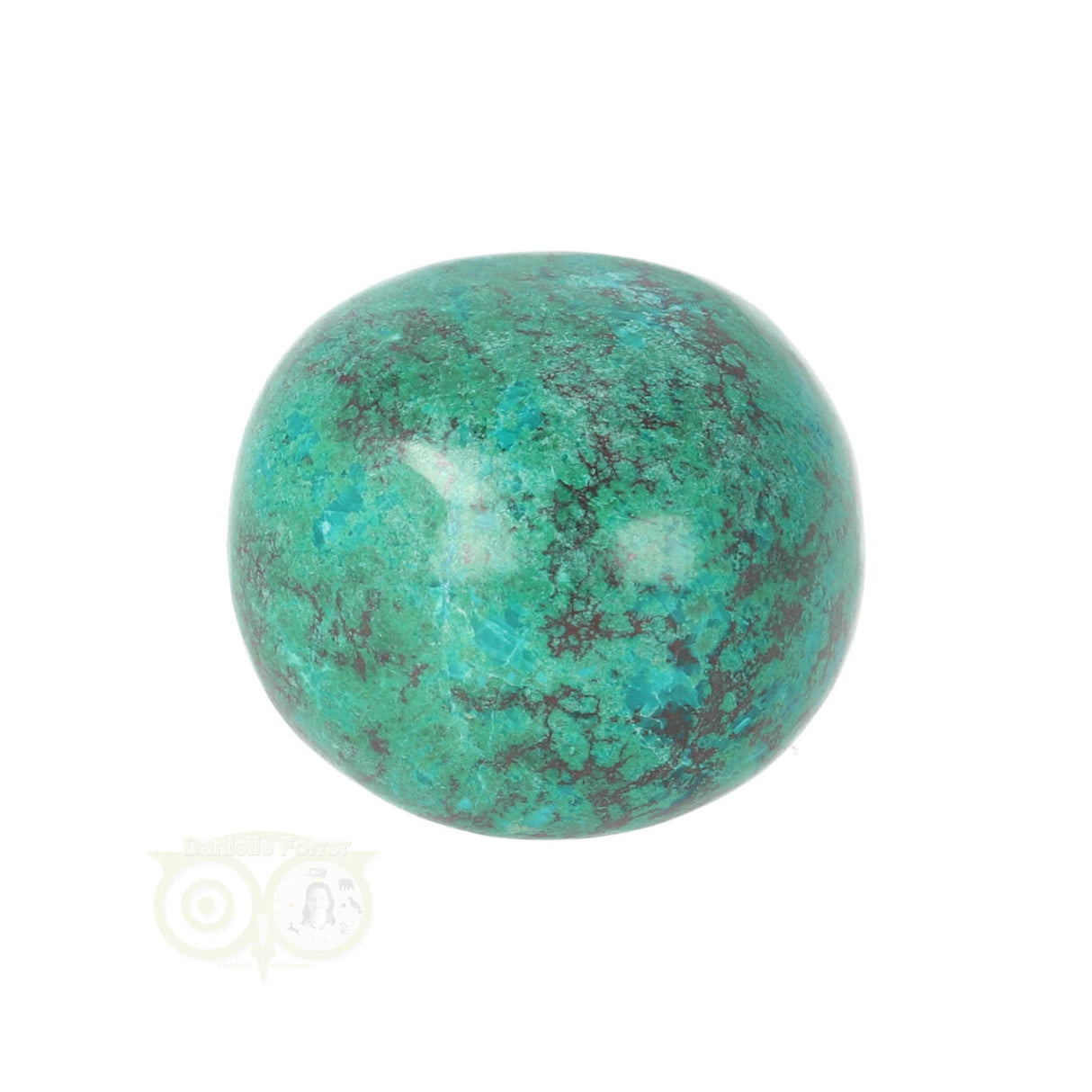 Chrysocolla trommelsteen Nr 28