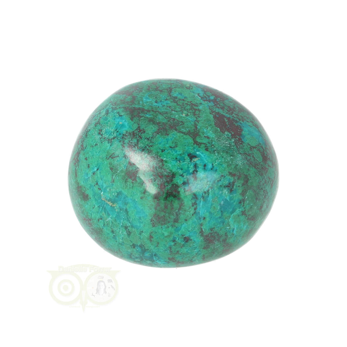Chrysocolla trommelsteen Nr 28