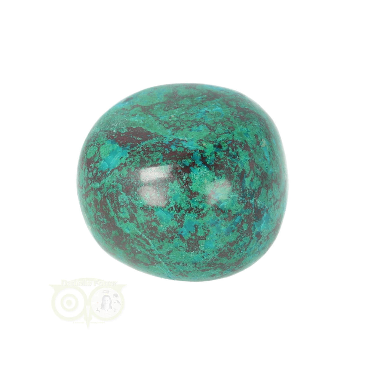 Chrysocolla trommelsteen Nr 28