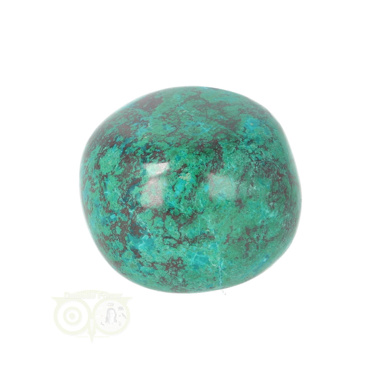 Chrysocolla trommelsteen Nr 28
