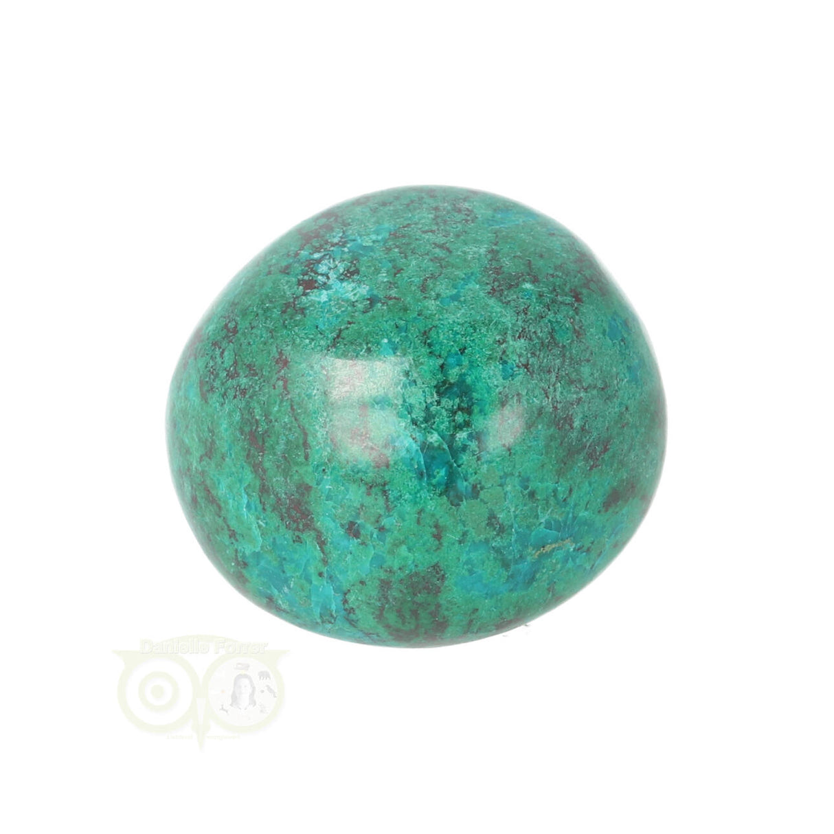 Chrysocolla trommelsteen Nr 28
