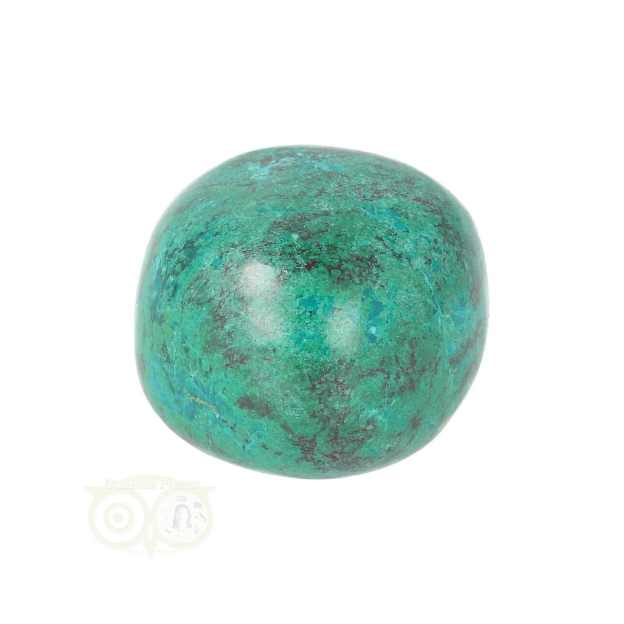 Chrysocolla trommelsteen Nr 28