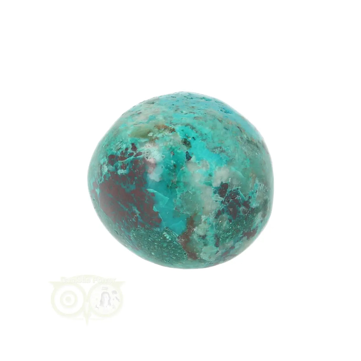 Chrysocolla trommelsteen Nr 30