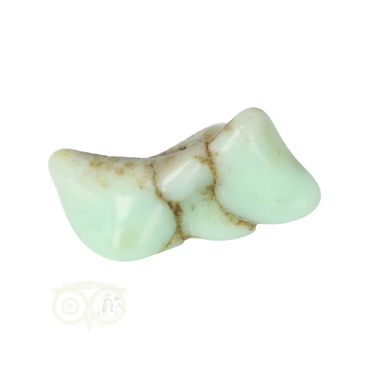 Chrysopras-Trommelstein Nr. 38