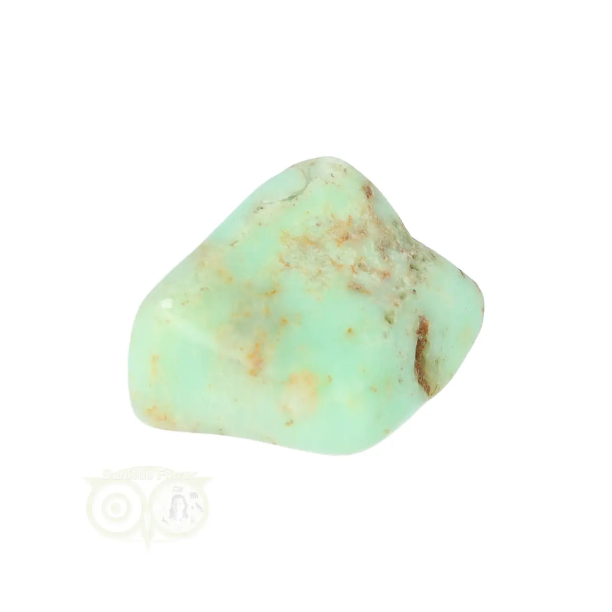 Chrysopras-Trommelstein Nr. 43