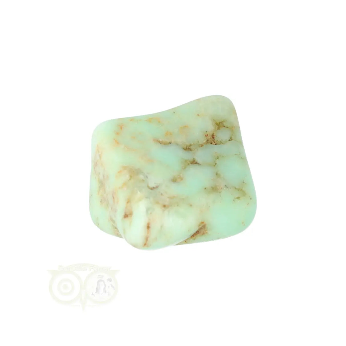 Chrysopras-Trommelstein Nr. 43