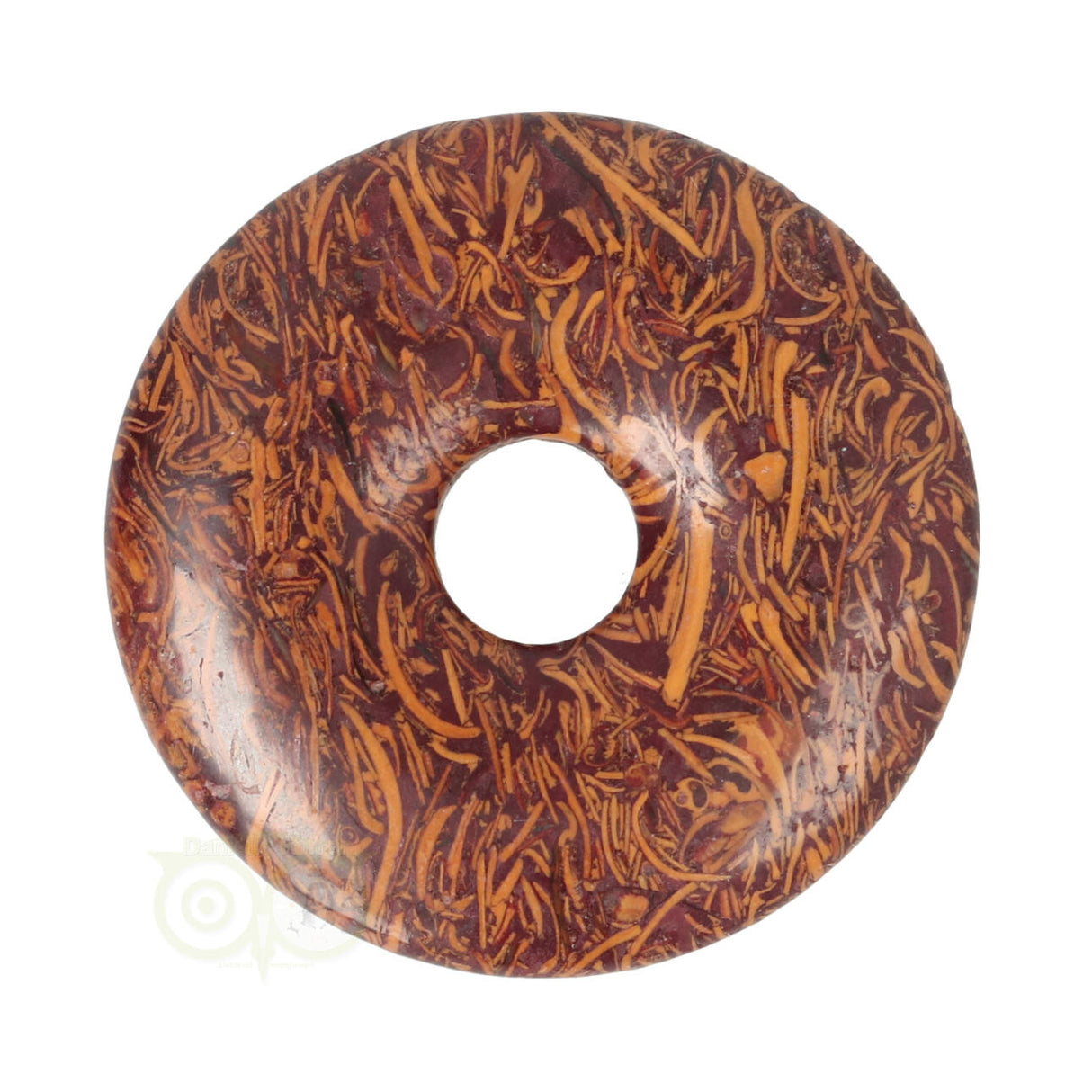Coquina-Jaspis-Donut Nr. 11 – Ø4 cm