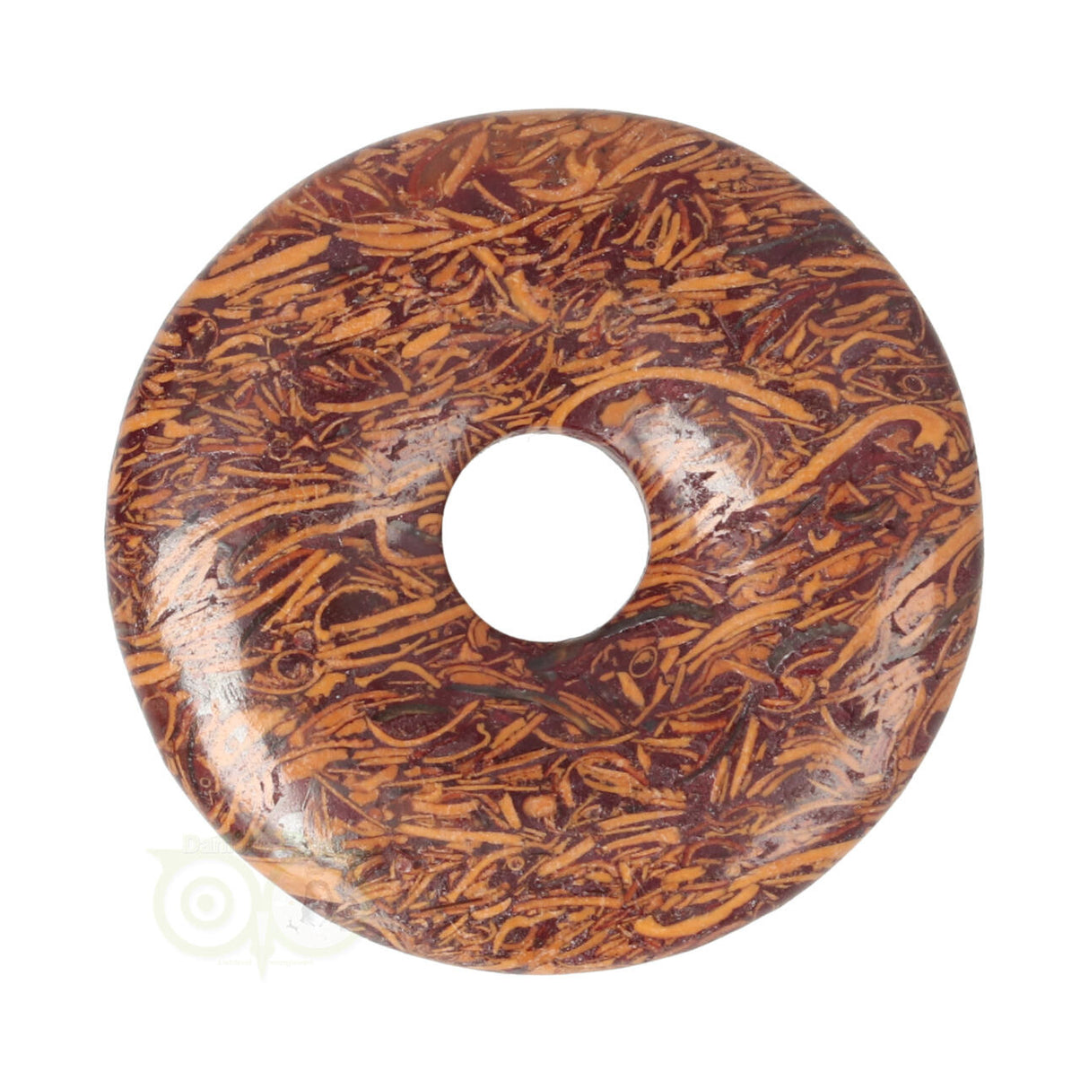 Coquina-Jaspis-Donut Nr. 7 - Ø4 cm