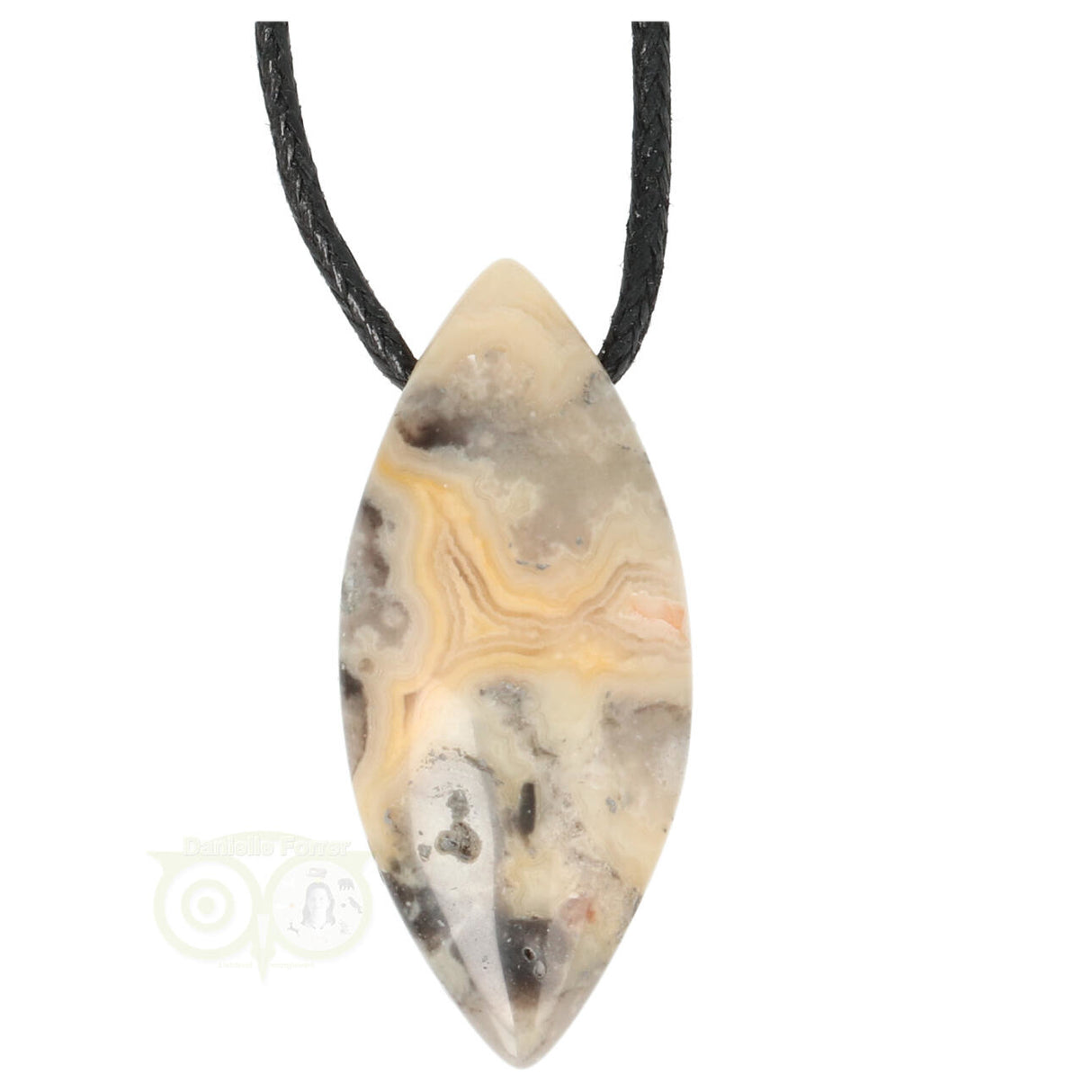 Crazy Lace Agaat Ovaal hanger Nr 22