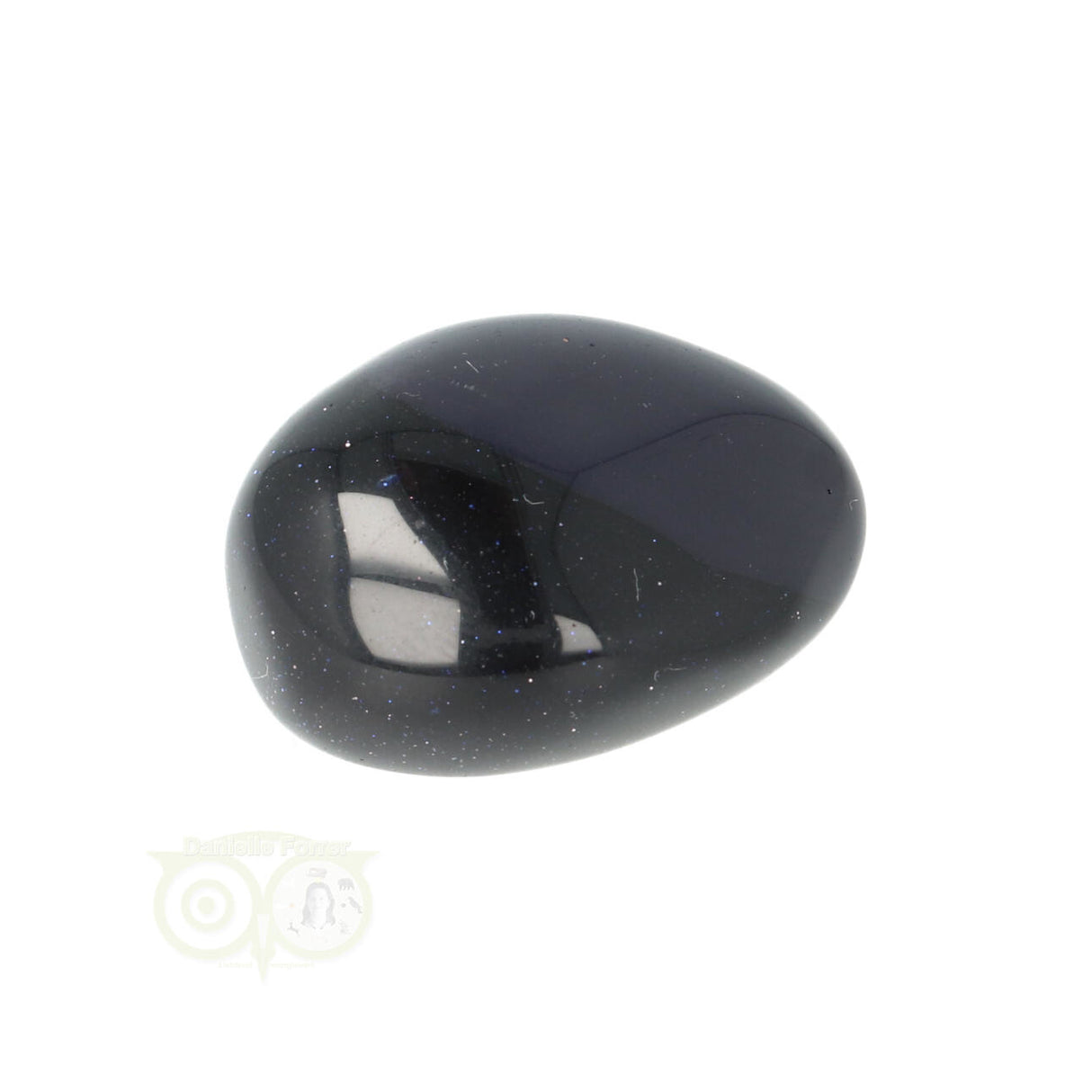 Goldstone Blue (Goldfluss) tumbled stone No. 15