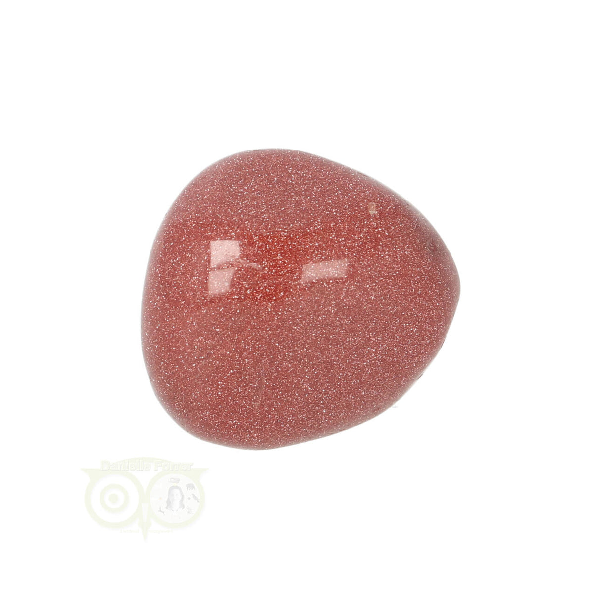 Goldstone (Goldfluß - Goldfluss) tumbled stone No. 20
