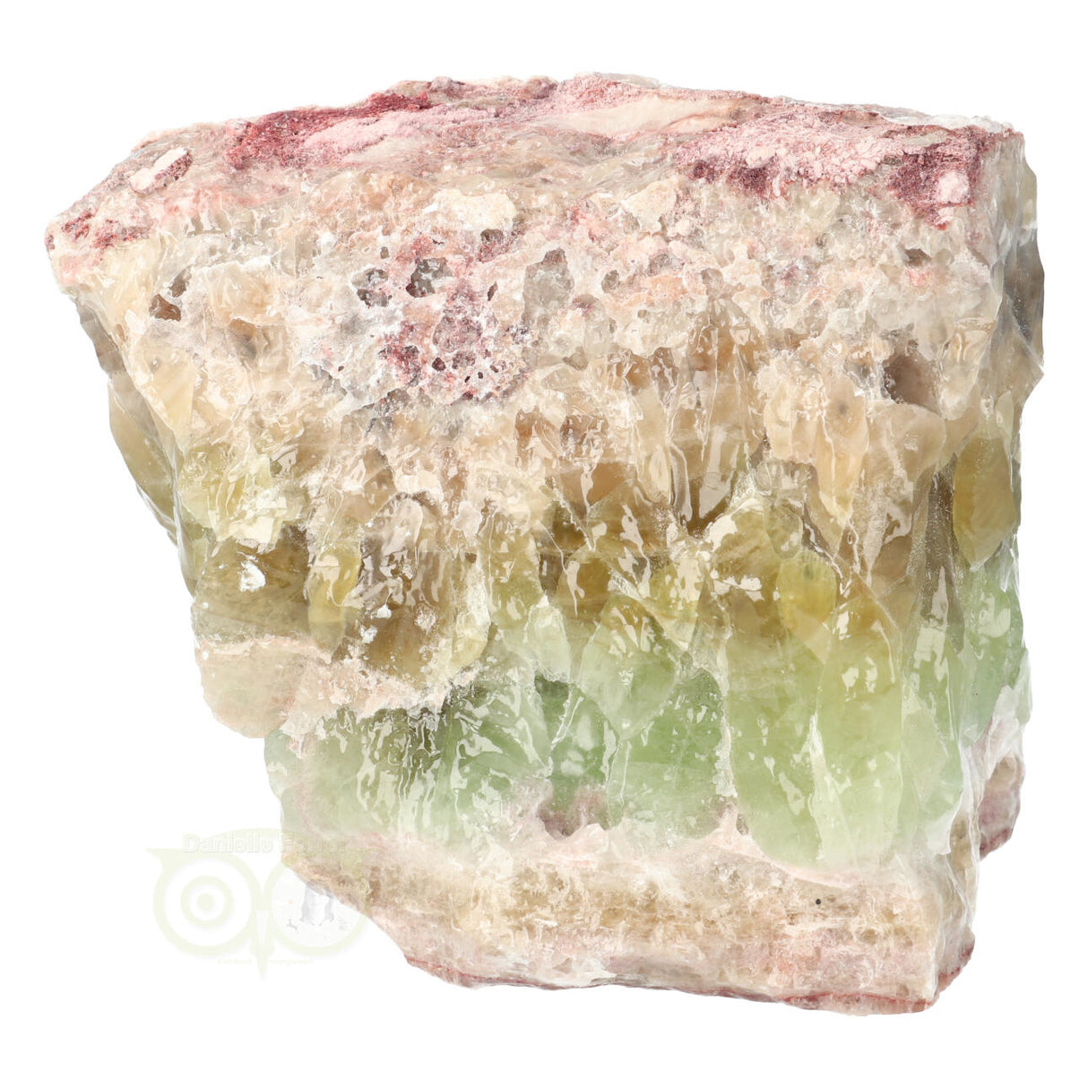 Groene Calciet cluster Ruw Nr 28