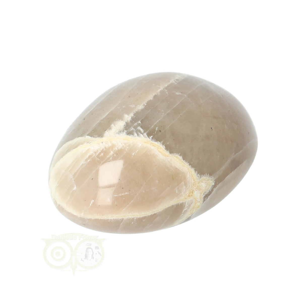 Green Moonstone hand stone No. 24