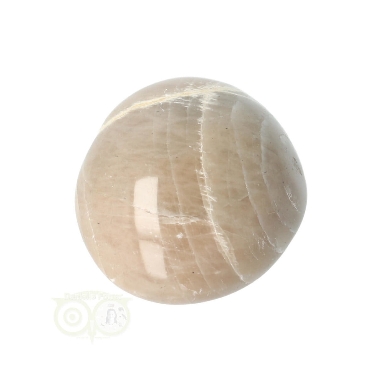 Green Moonstone hand stone No. 24