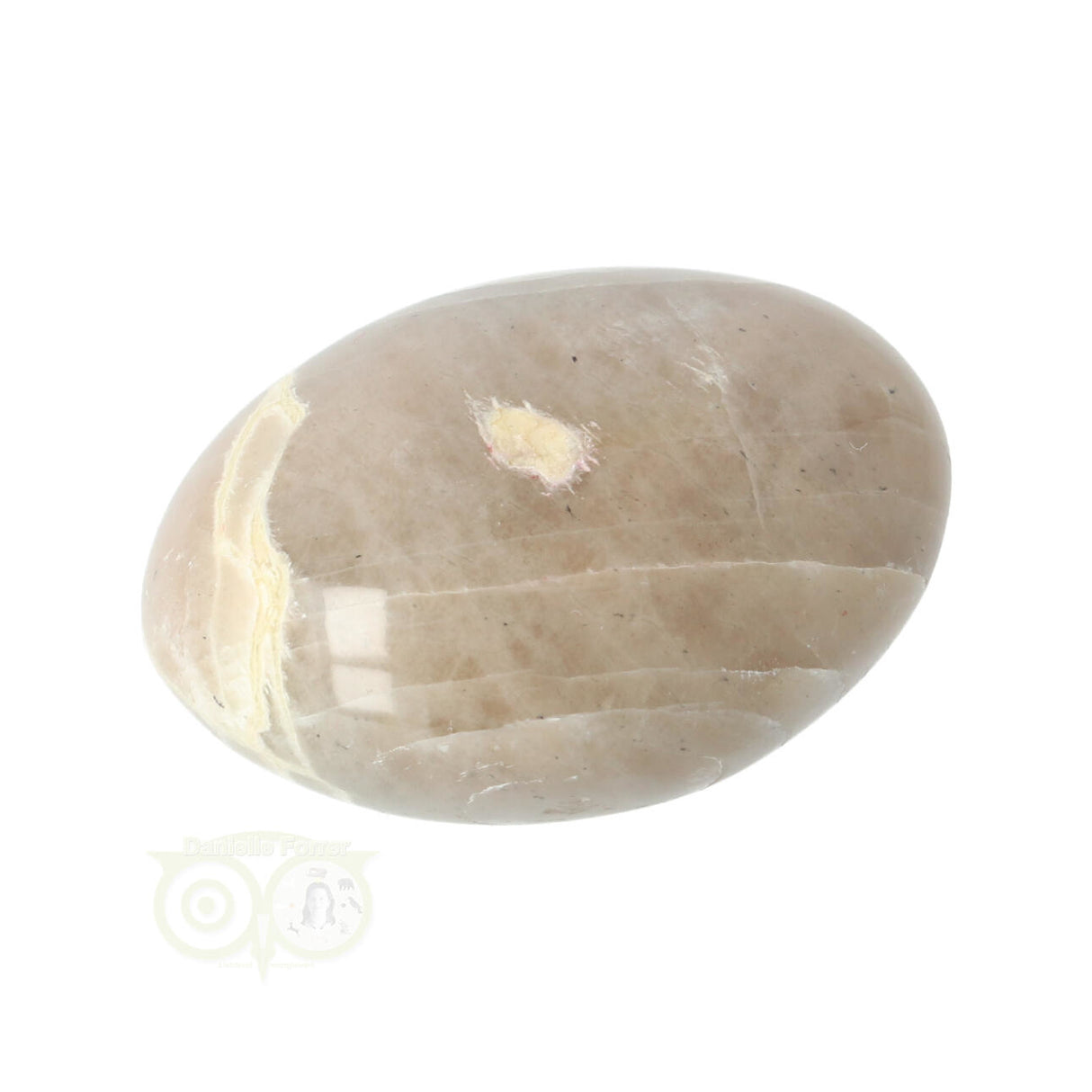 Green Moonstone hand stone No. 24