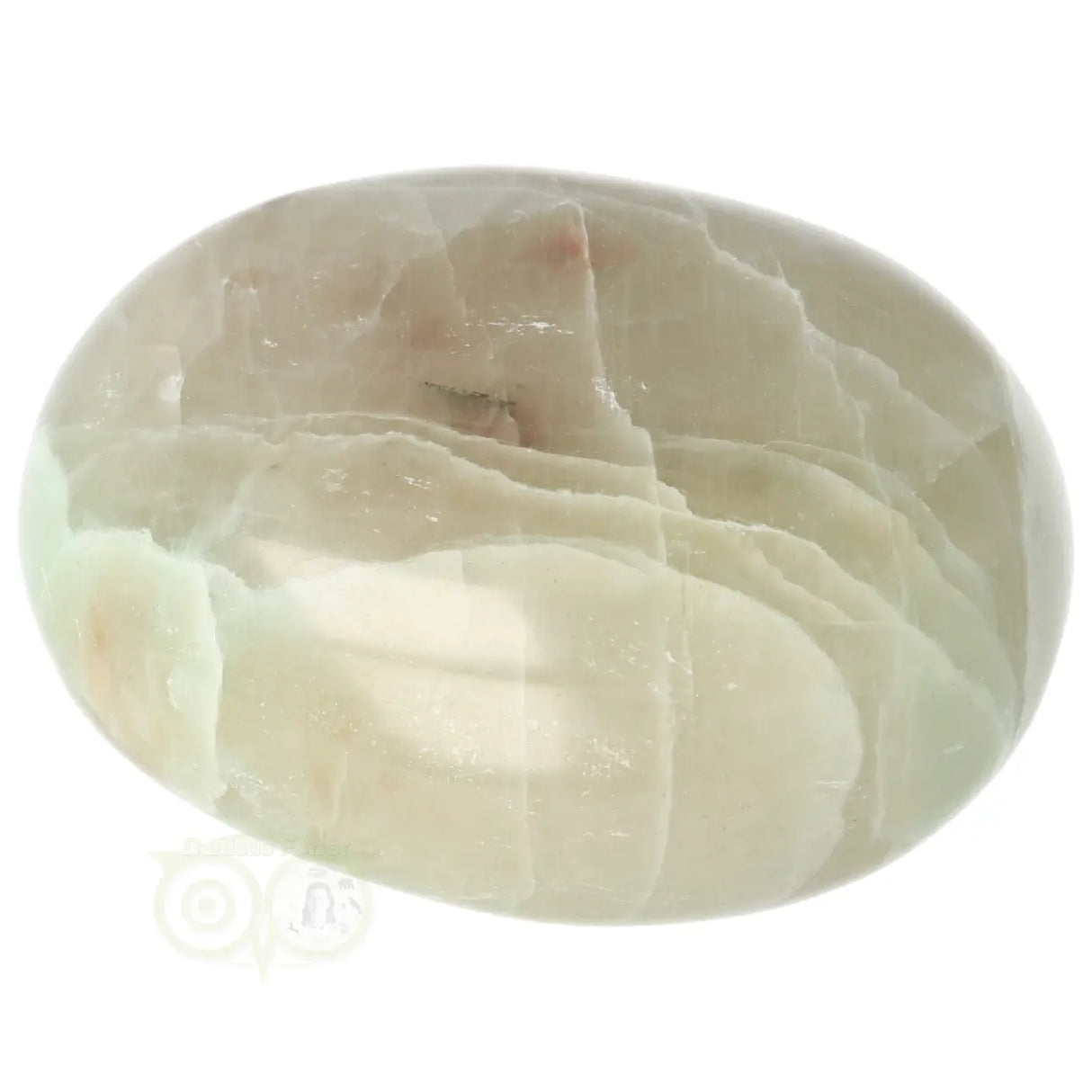 Groene Maansteen handsteen Nr 34