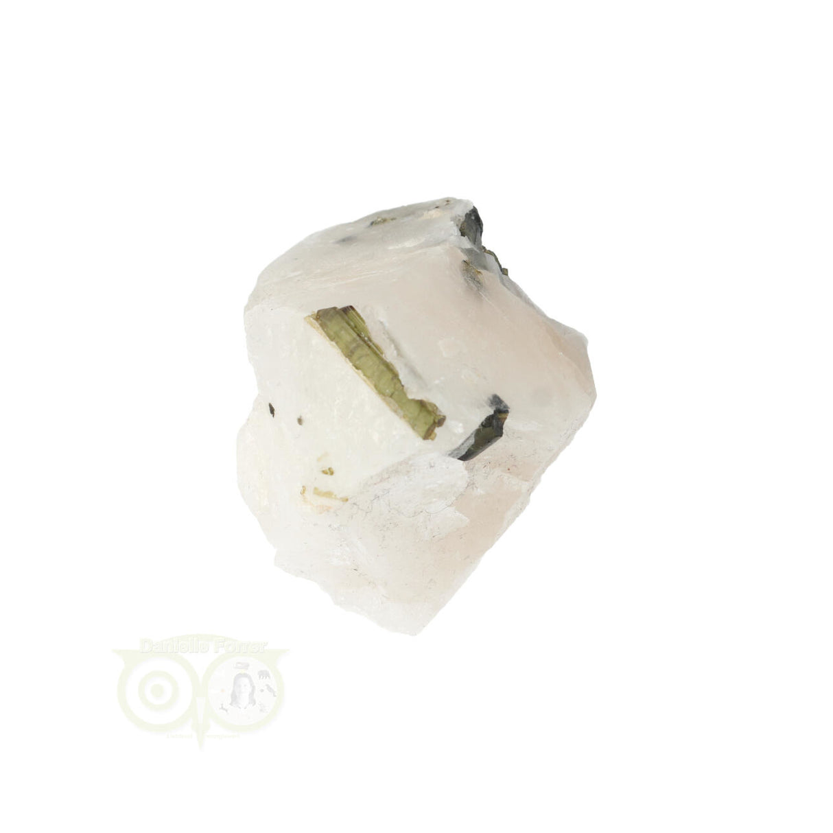 Green Tourmaline in Quartz No. 32