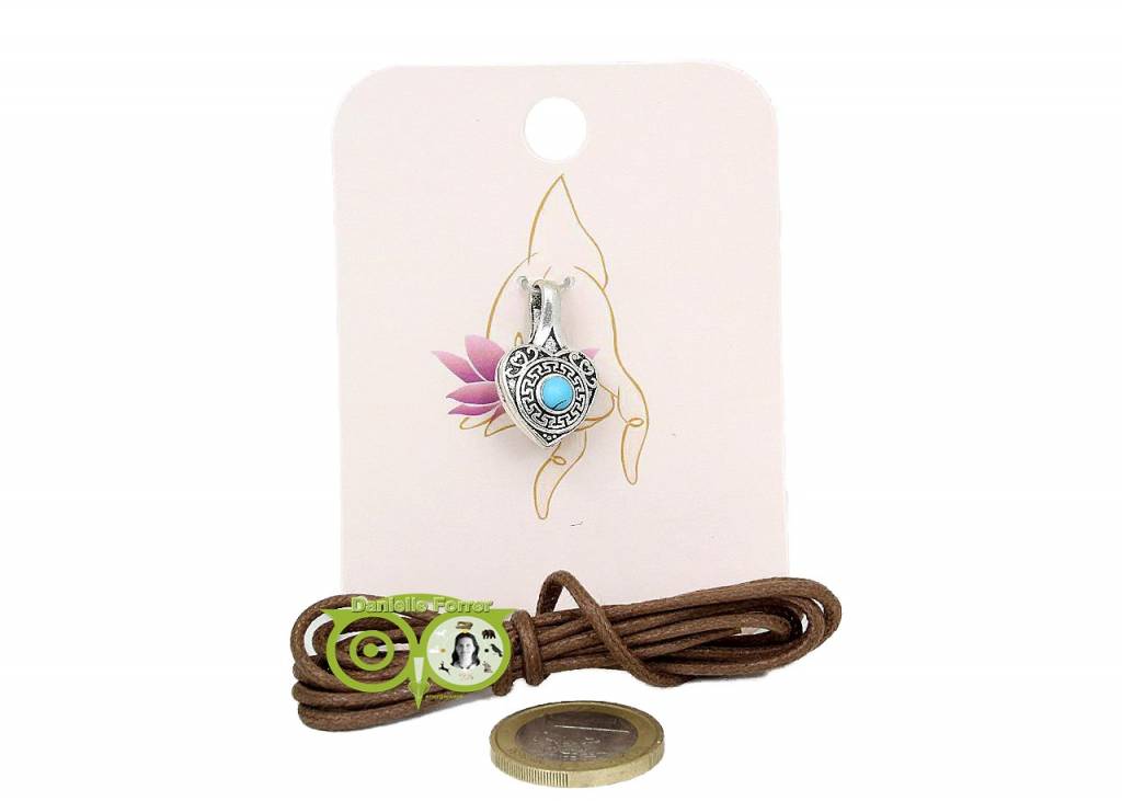 Pendant or Mala clip Heart 2.5 cm