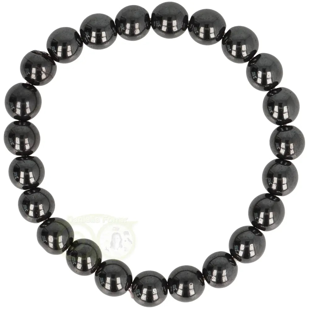 Hämatitarmband 8 mm