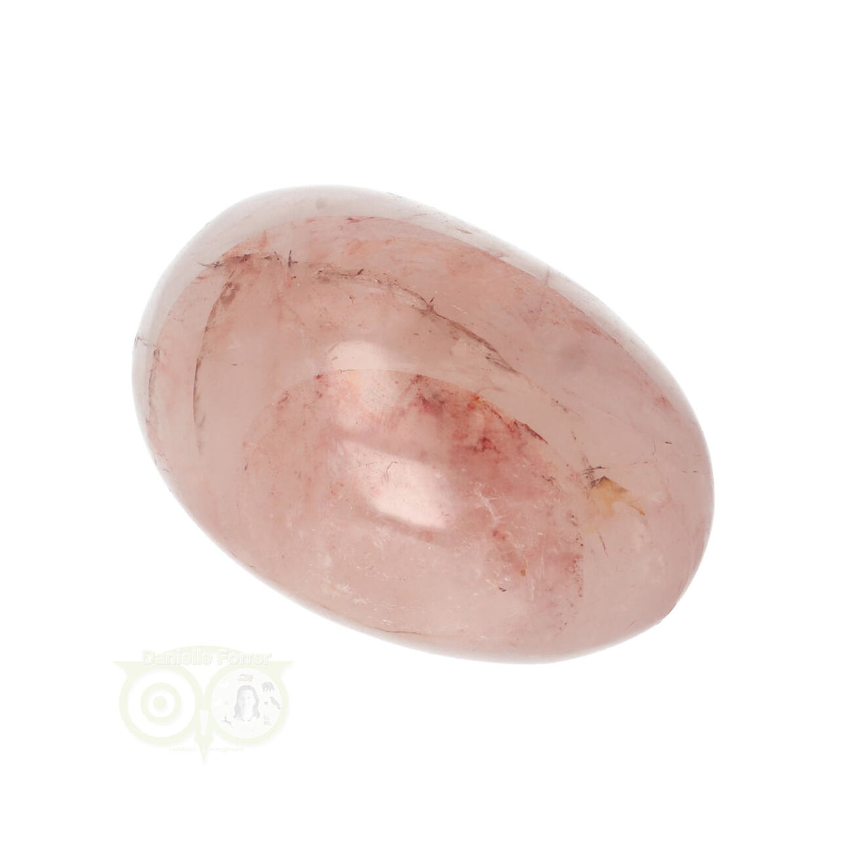 Hematoide kwarts handsteen Nr 28