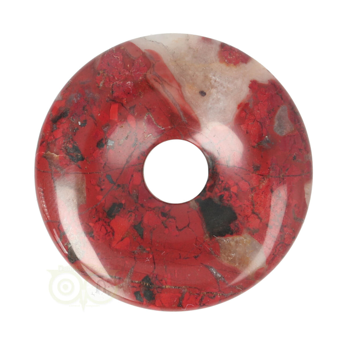 Jaspis Breccie Donut Nr 12 - Ø 4 cm