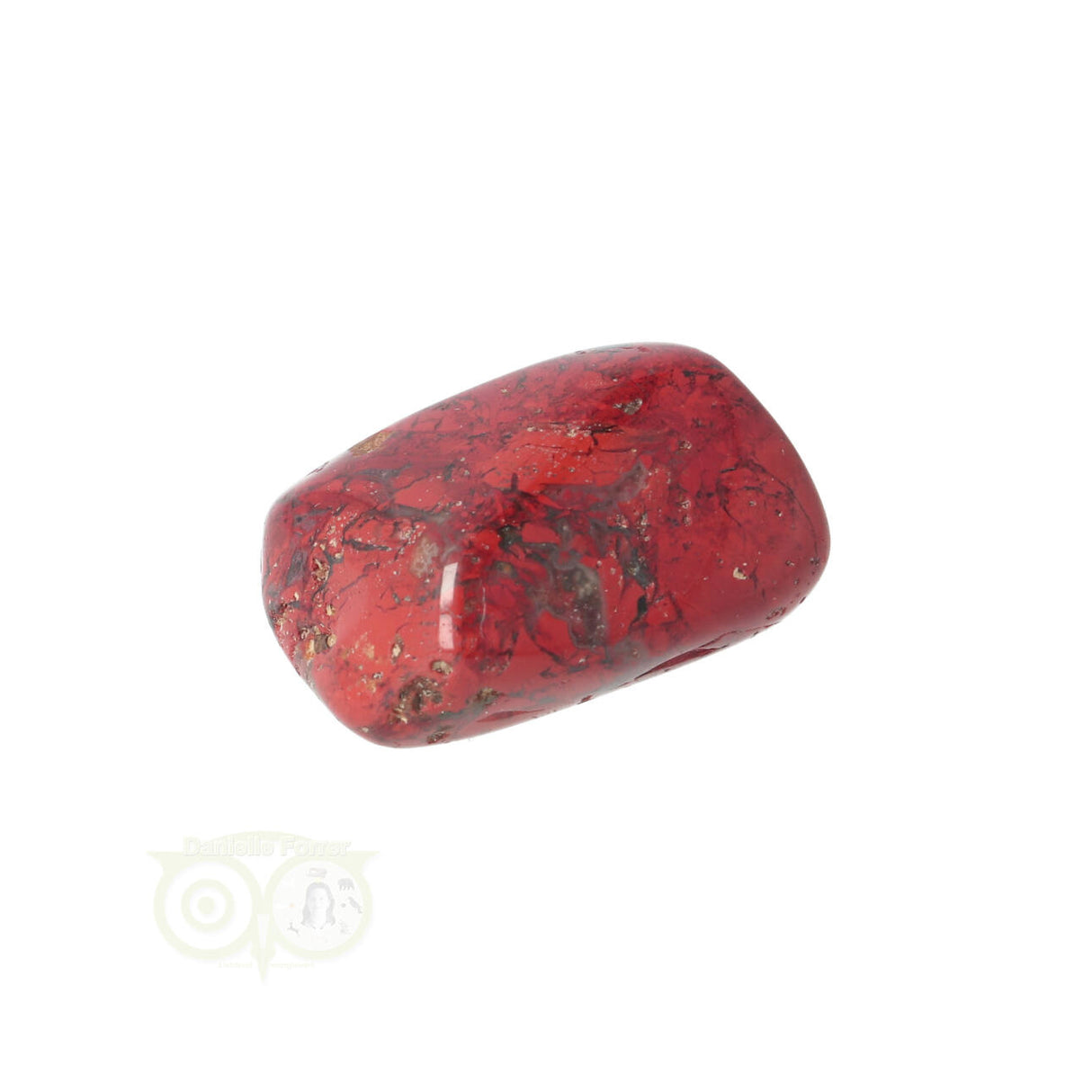 Jasper Breccia tumbled stone No. 19