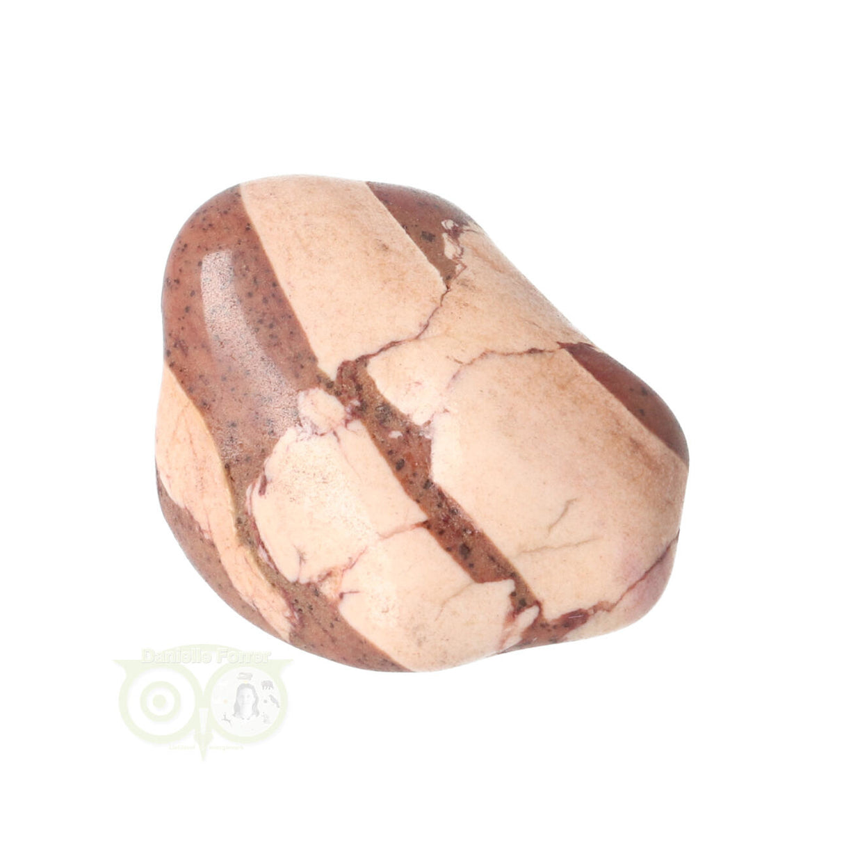 Jasper Cappuccino tumbled stone No. 24