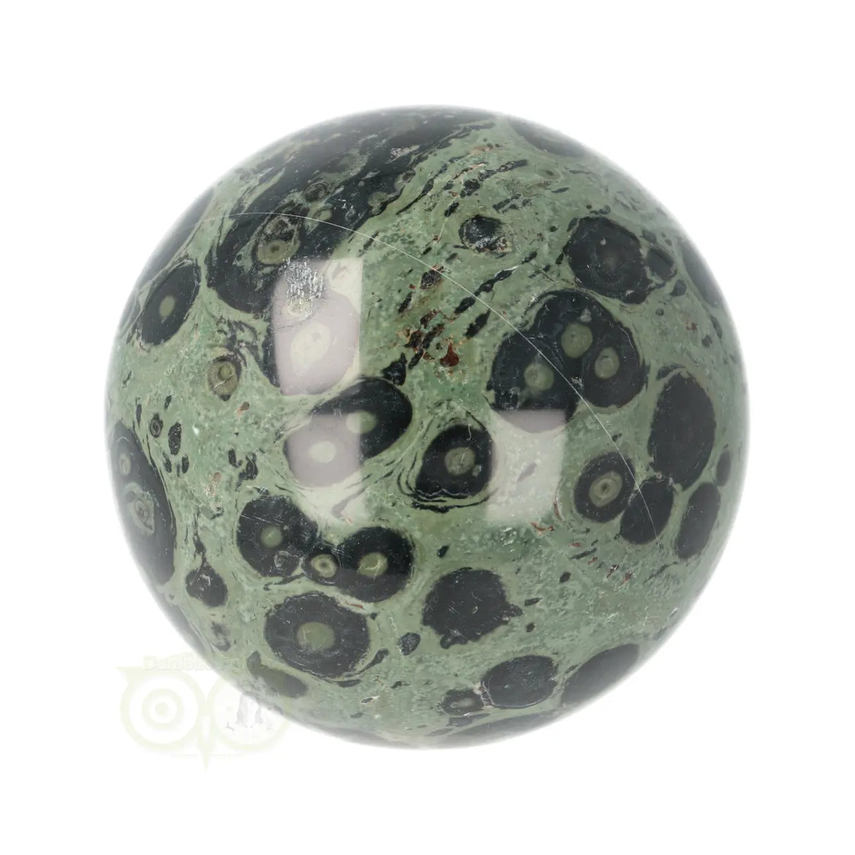 Jasper Kambaba (Eldarite) sphere No. 25 - Ø 6.98 cm