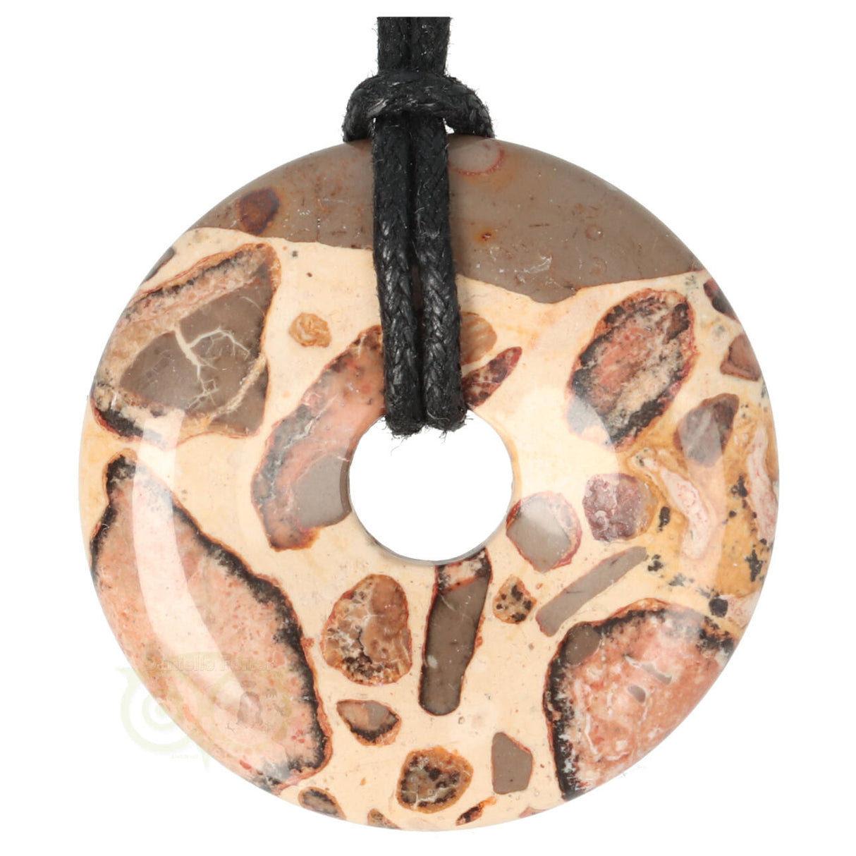 Kalkoolith - Leopardit Donut Nr. 7 - Ø 4 cm