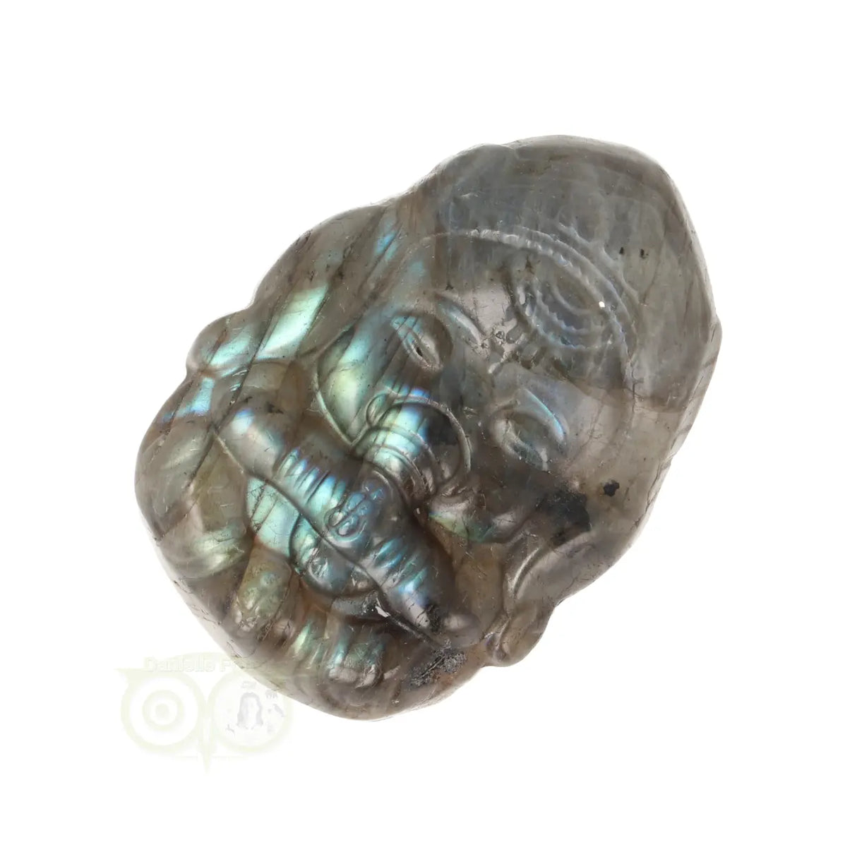 Labradorit-Schnitzerei Nr. 11 – Baby-Ganesha