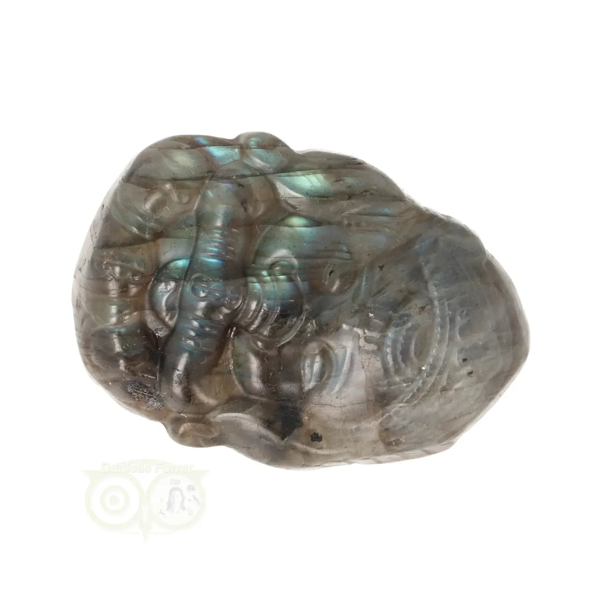 Labradorit-Schnitzerei Nr. 11 – Baby-Ganesha