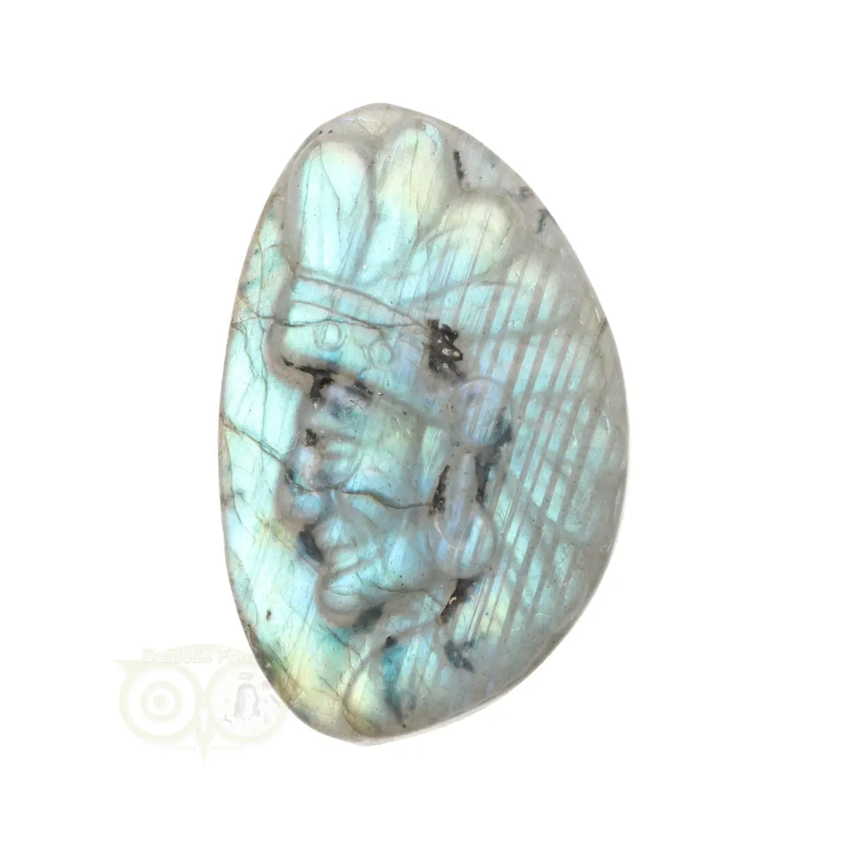 Labradoriet carving Nr 4 - Indiaan