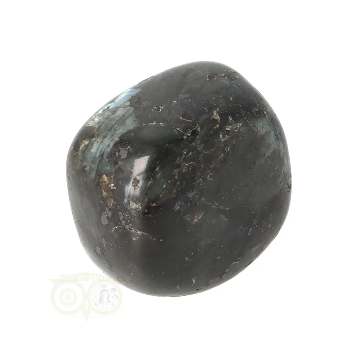 Larvikite tumbled stone No. 33