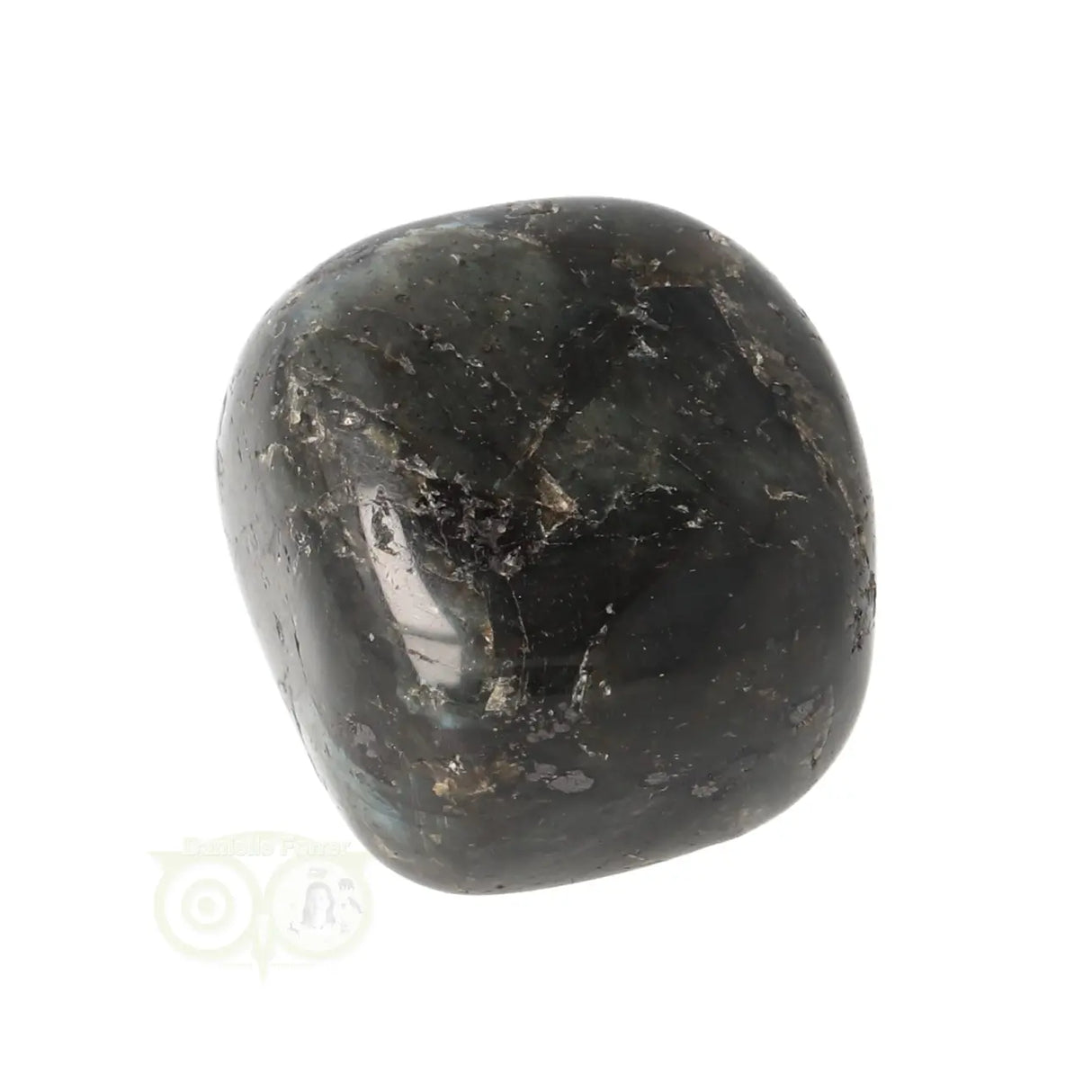 Larvikite tumbled stone No. 33