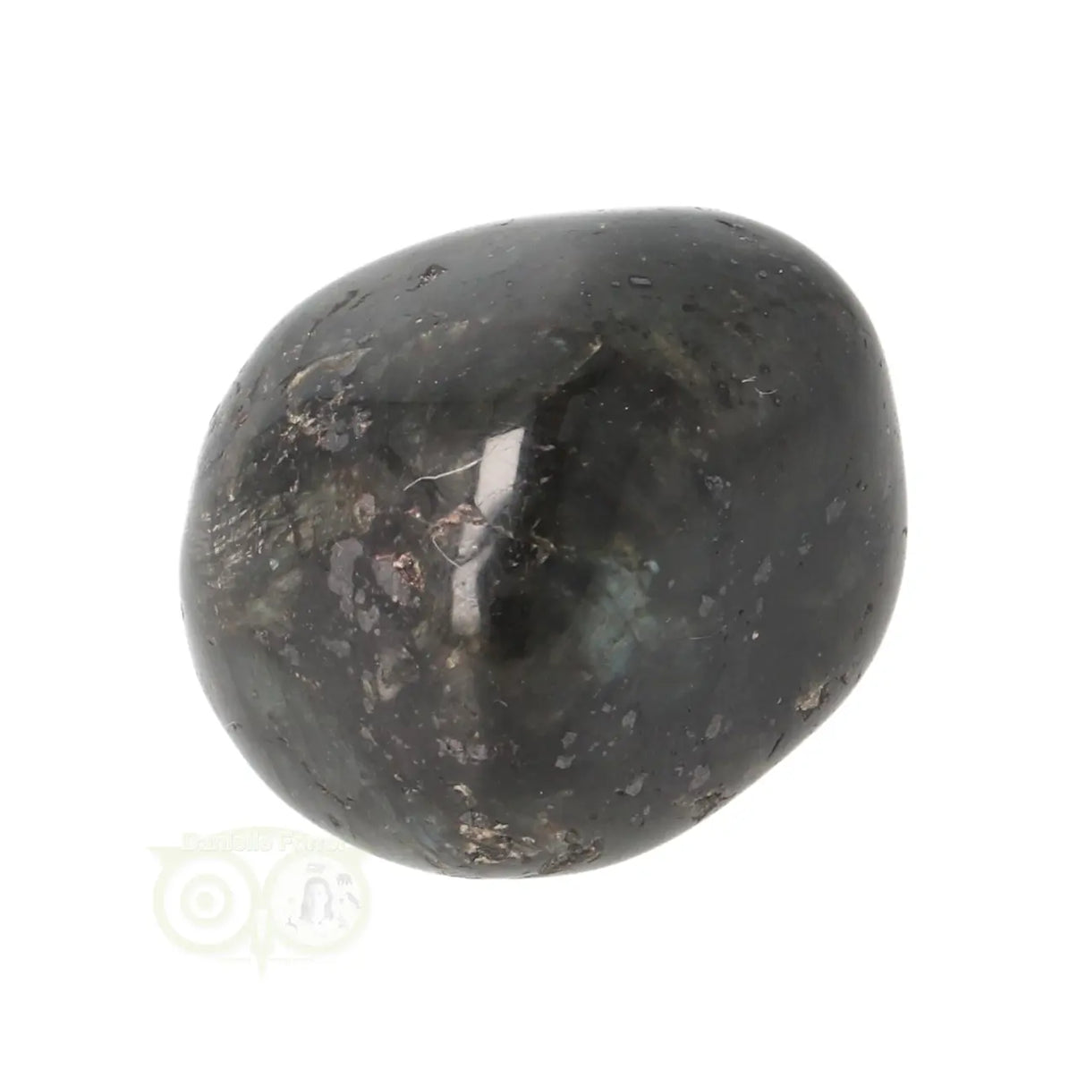 Larvikite tumbled stone No. 35