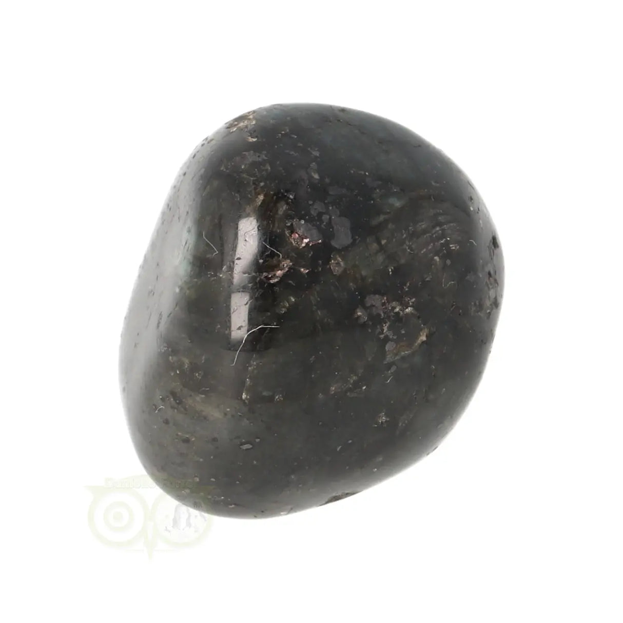 Larvikite tumbled stone No. 35