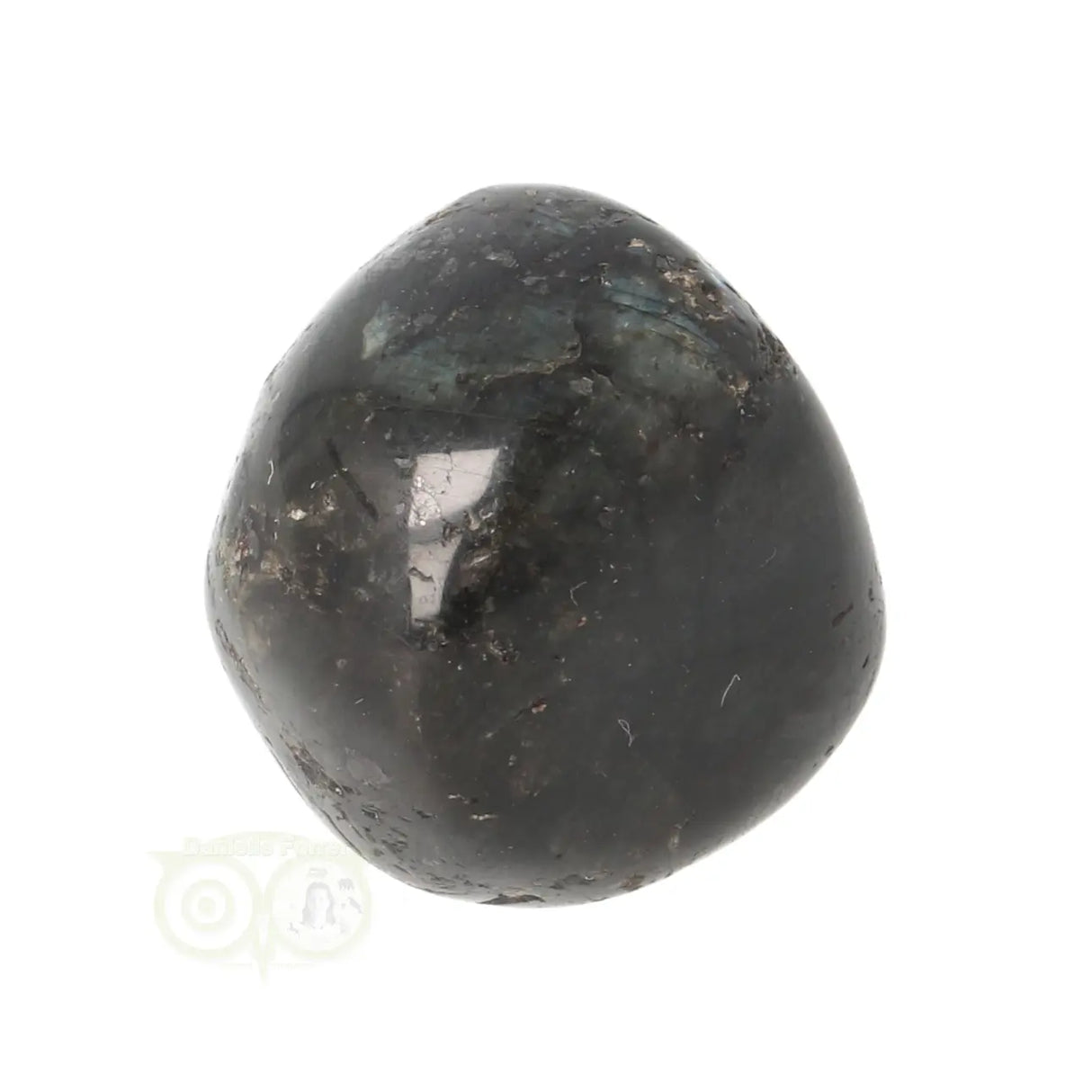 Larvikite tumbled stone No. 35