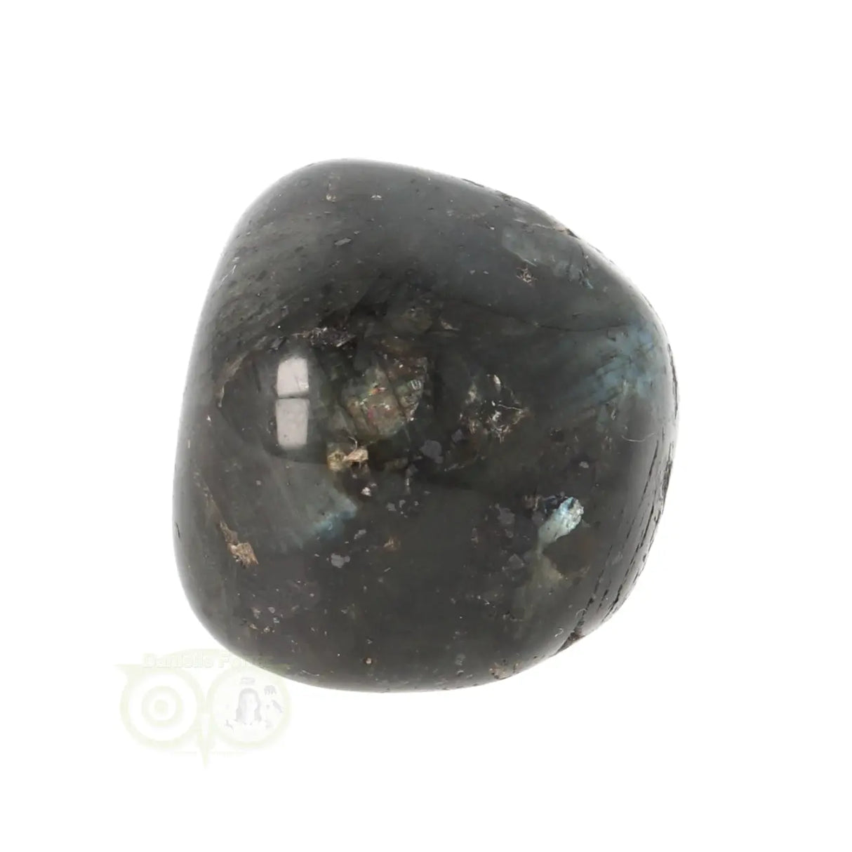 Larvikite tumbled stone No. 35