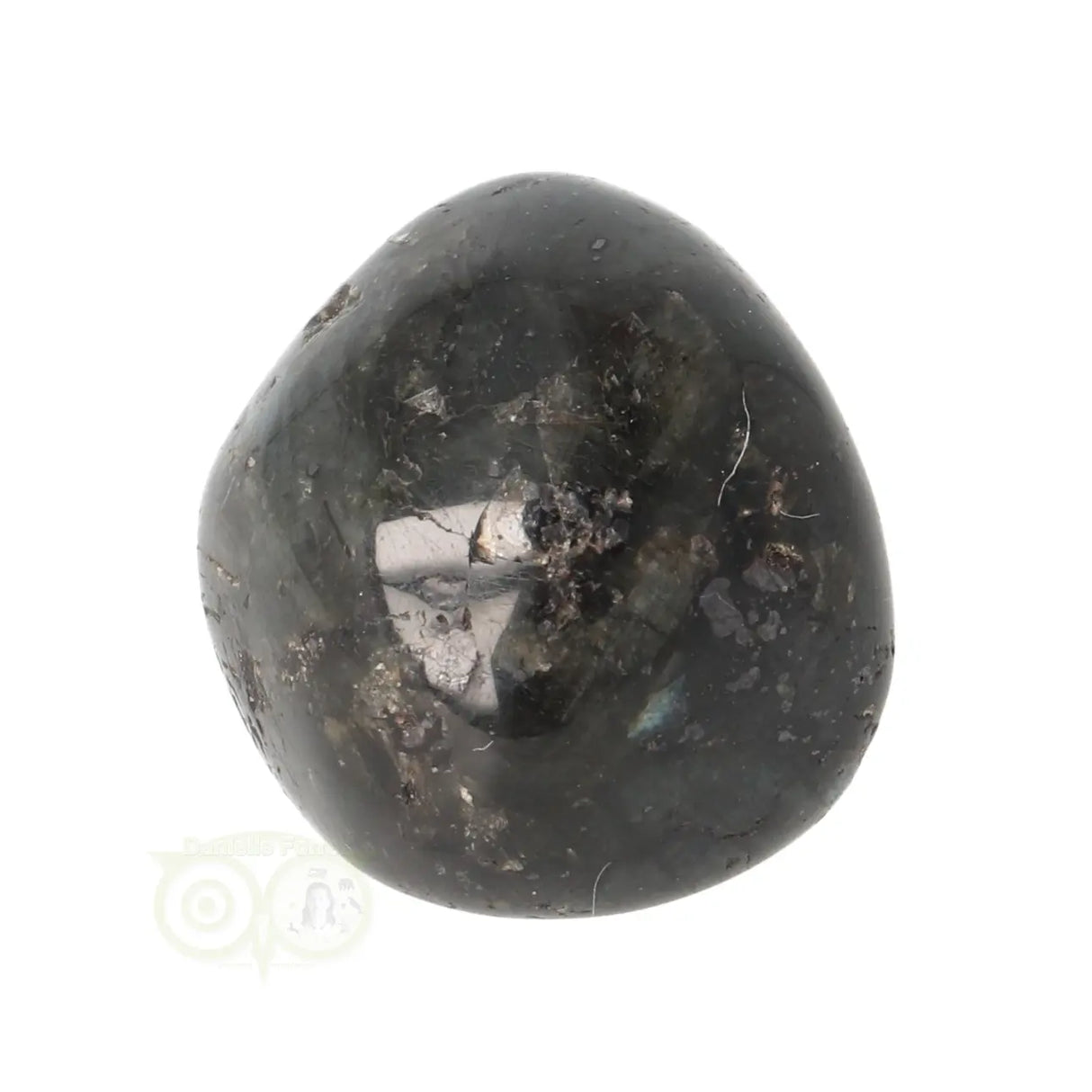 Larvikite tumbled stone No. 35