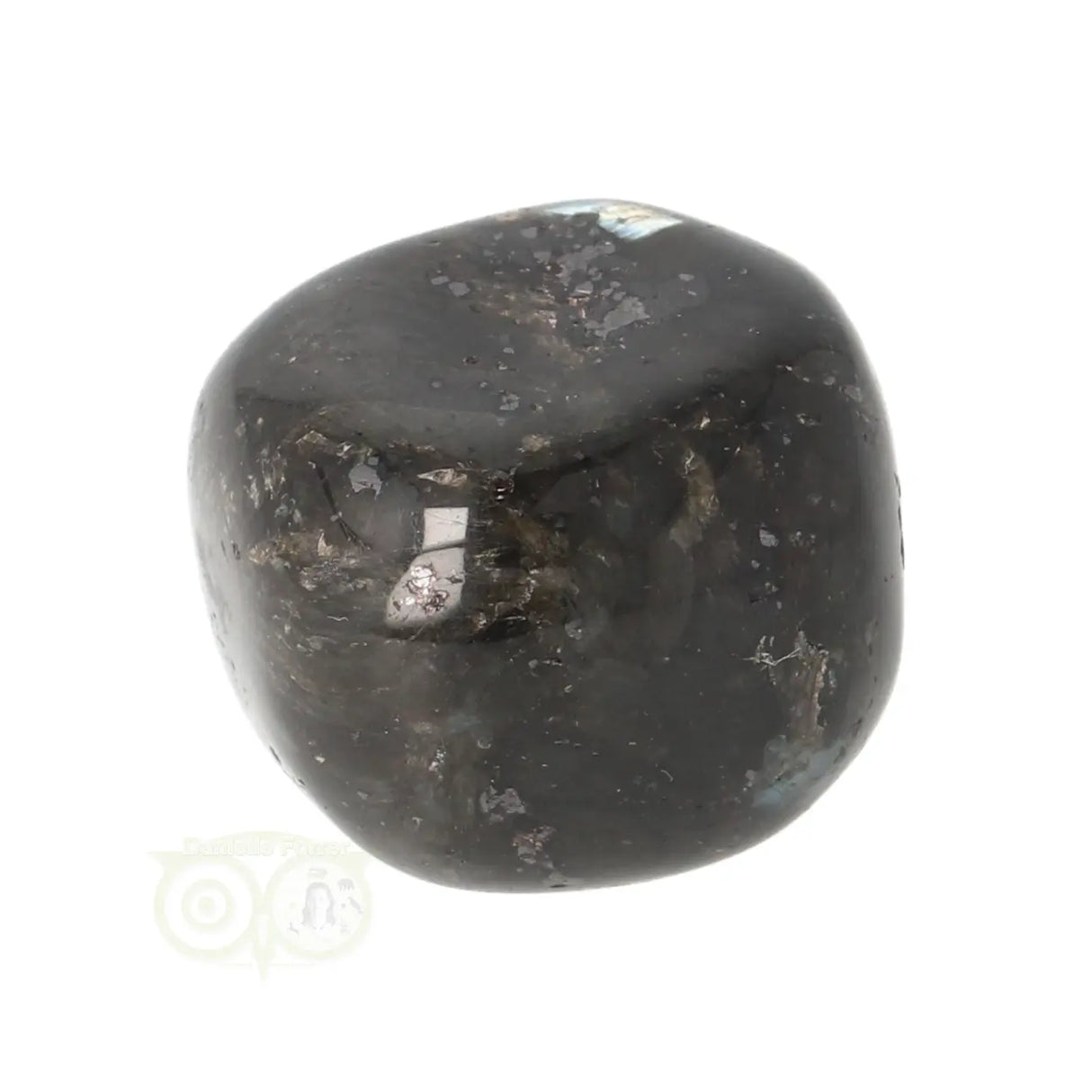 Larvikiet trommelsteen Nr 36