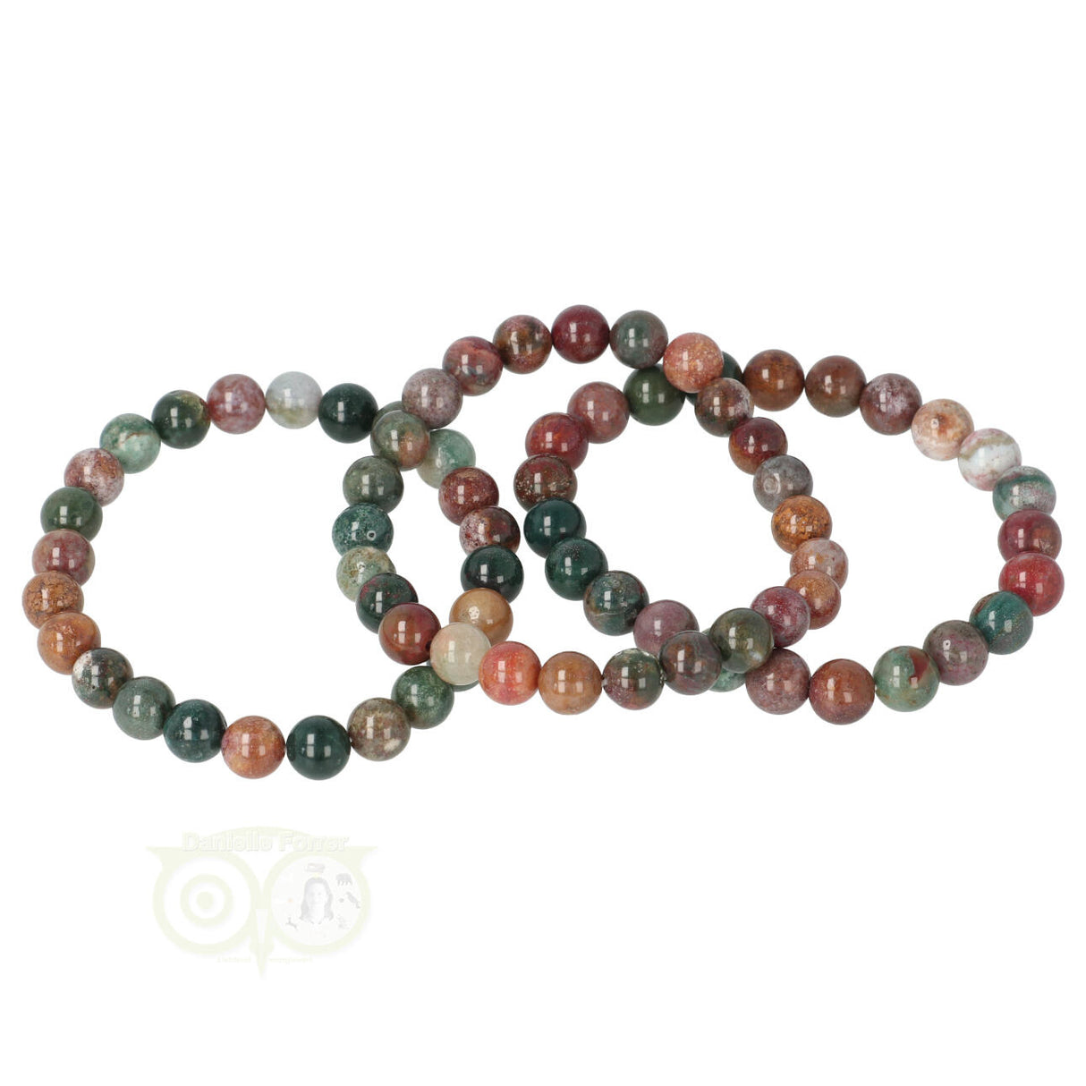 Oceaan Jaspis armband 8 mm