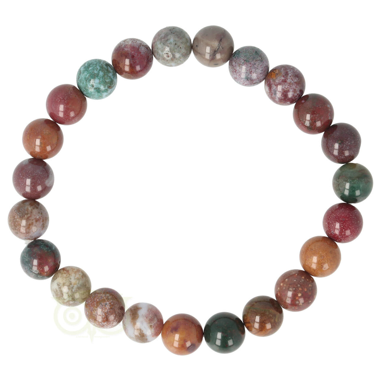 Oceaan Jaspis armband 8 mm