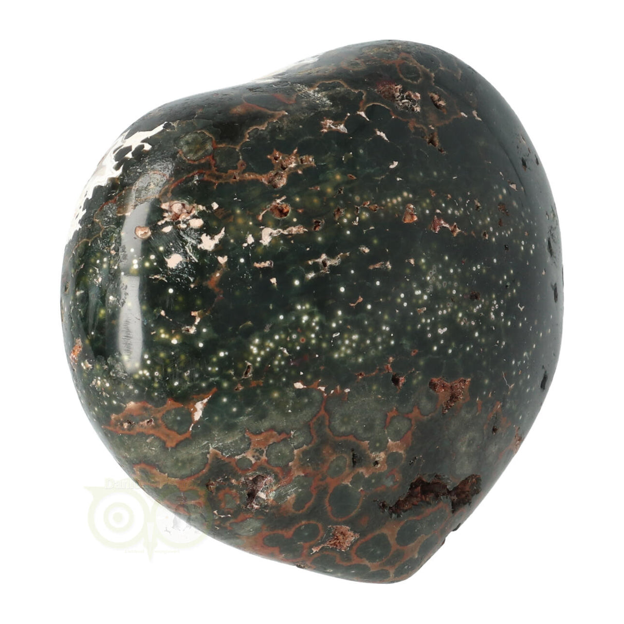 Herz aus Ozeanjaspis, 156 Gramm