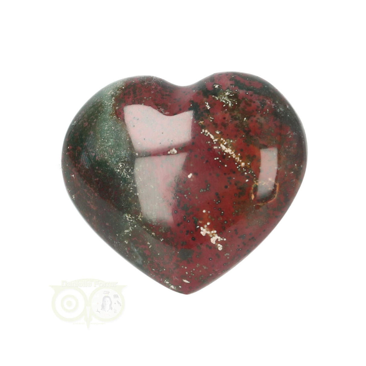 Oceaan Jaspis hart ± 3 cm Nr 26