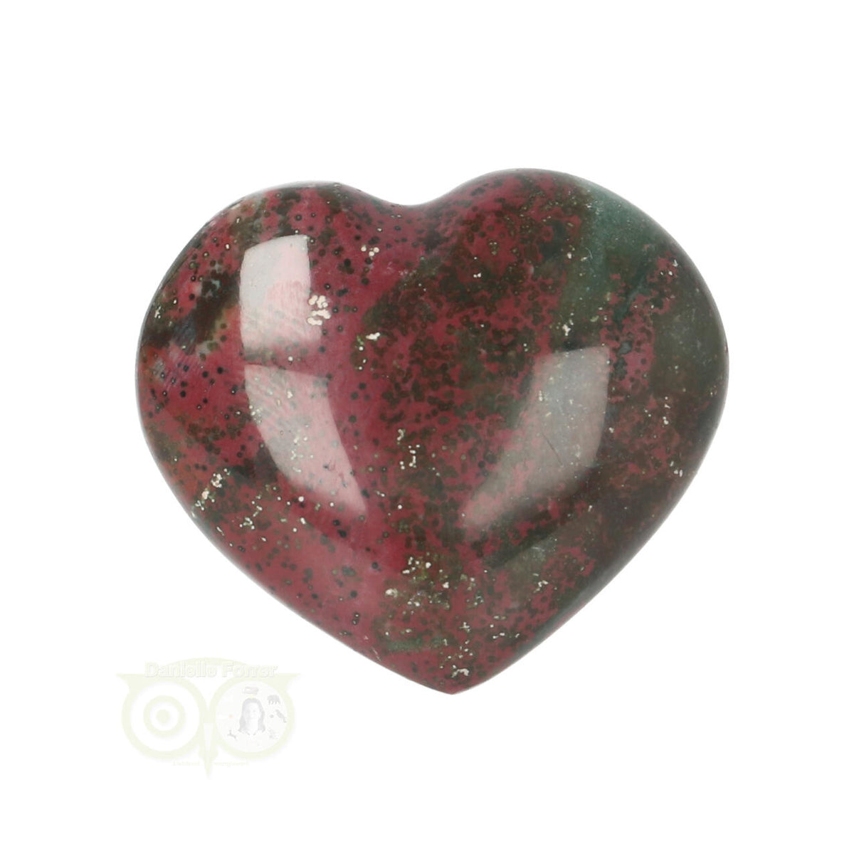 Oceaan Jaspis hart ± 3 cm Nr 26