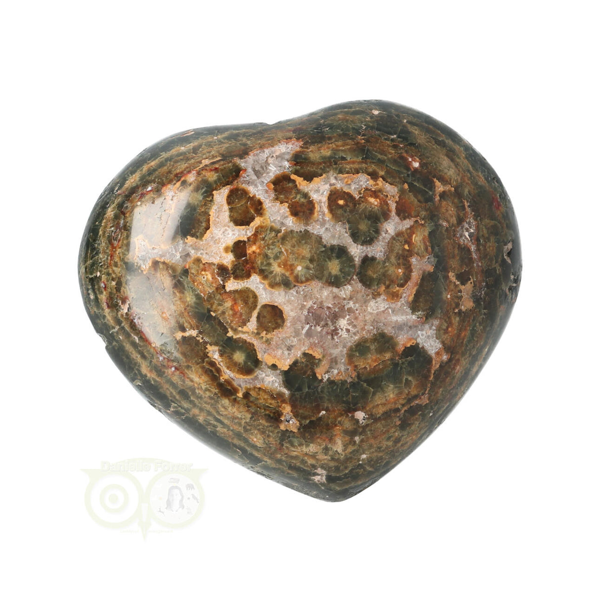 Herz aus Ozeanjaspis, 90 Gramm