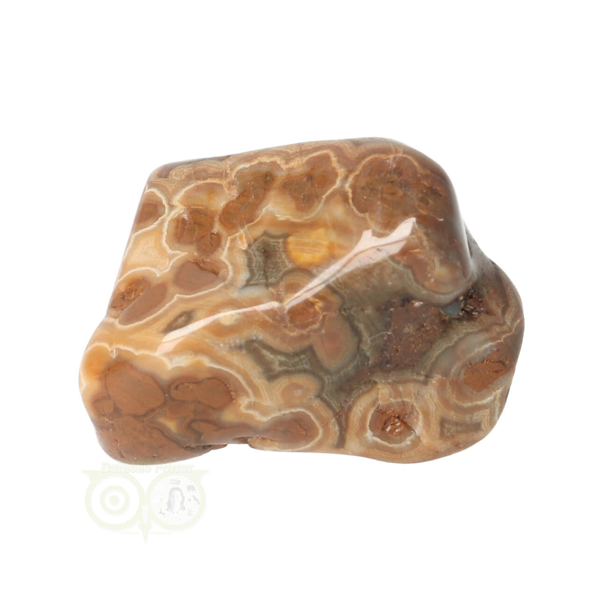 Oceaan Jaspis trommelsteen Nr 24