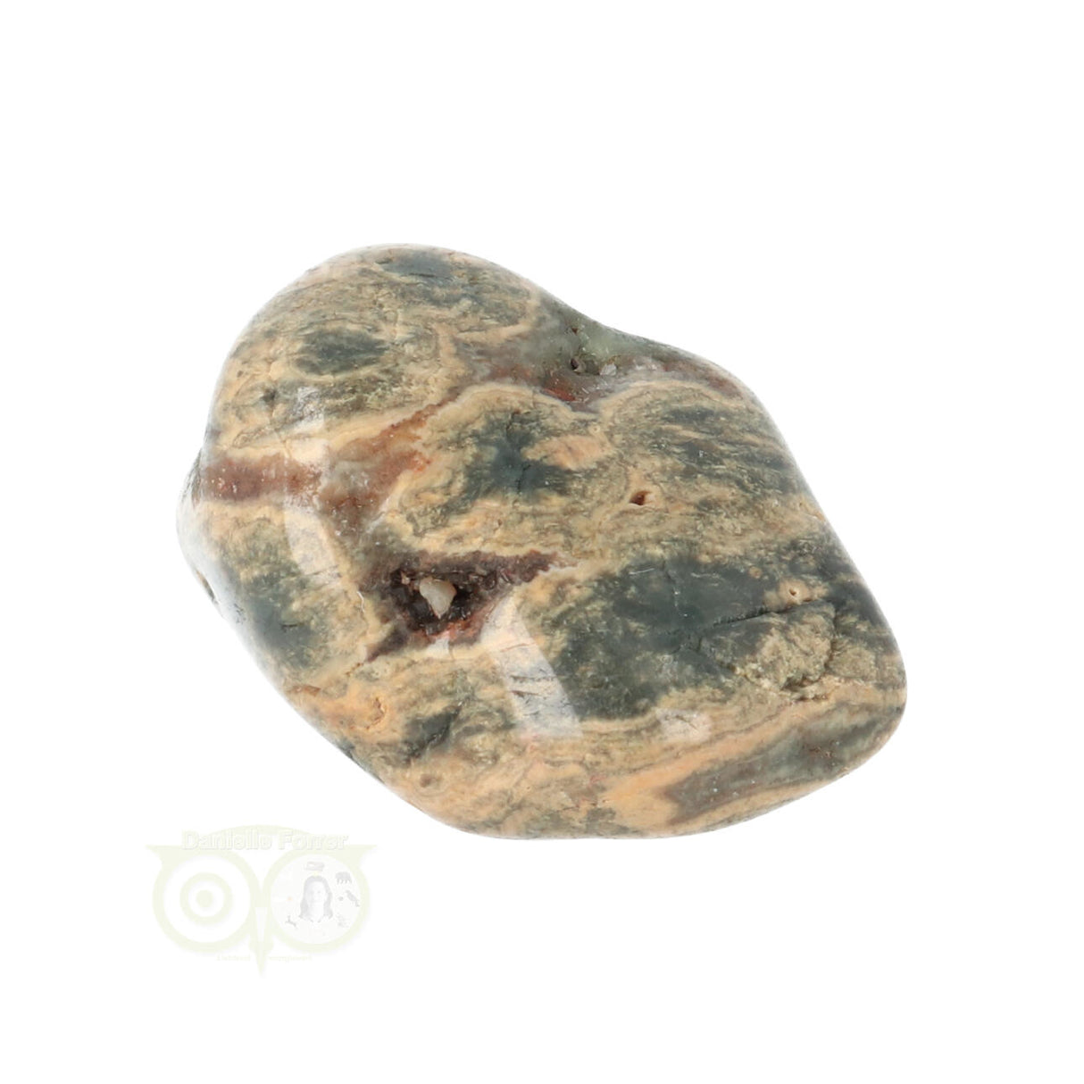 Ozeanjaspis-Trommelstein Nr. 30